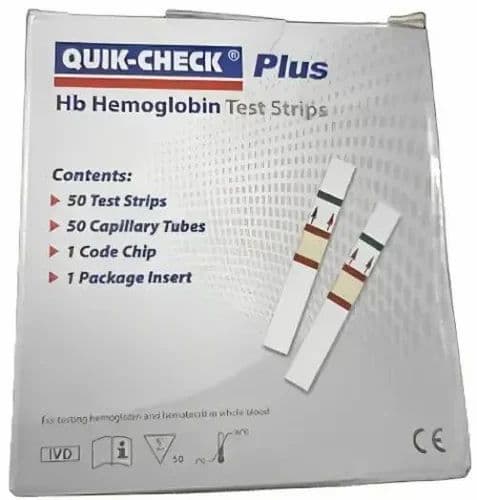 Acon Quik-Check Plus Test Strip, 50 Strips