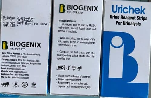 UriChek 2-Parameter Urine Reagent Strips