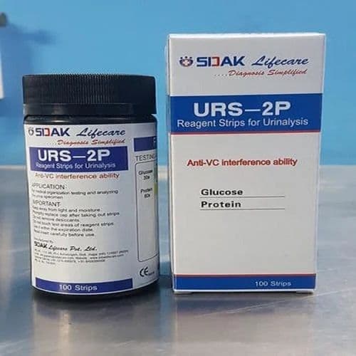 SIDAK Lifecare URS-2P Reagent Strips for Urinalysis,