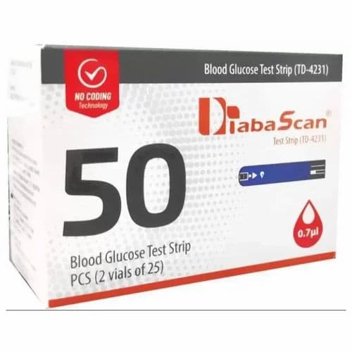 Diabascan TD 4231 Glucose , 50 Strip