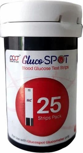 Poct Gluco Spot Glucose , 25